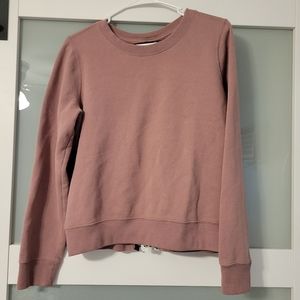 Abercrombie & Fitch sweatshirt back zip lace M
